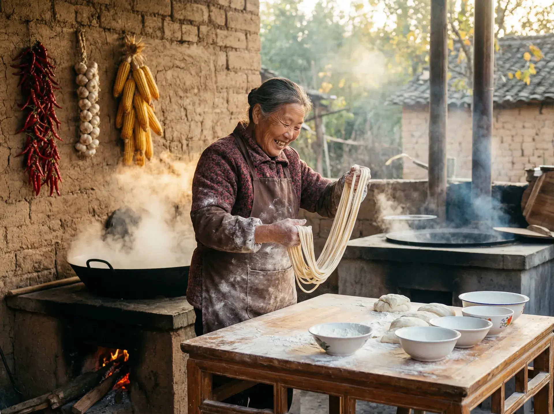 农家大嫂手擀面 - 53kf下载 乡村美食